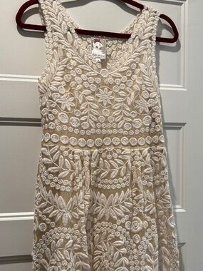 Yoana Baraschi Anthropologie Size 4 white dress new without tags